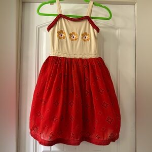 Taylor Joelle Island Flower Princess moana dress size 10 Euc